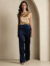 [Dark Blue] SilkSilky-UK Women's Pants 006