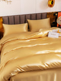 SilkSilky UK 19Momme Pure Silk Bedding Set Champagne 004