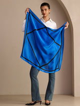 [Blue Square] SilkSilky-UK Scarf 005