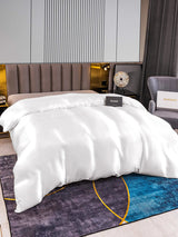 [White] SilkSilky-UK 22Momme Duvet Covers 003