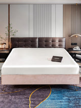 [White] SilkSilky-UK 22Momme Sheet 001