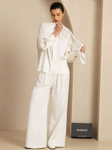 [White] SilkSilky-UK Scarf 005
