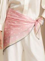 [Pink] SilkSilky-UK Scarf 003