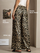 [Leopard] SilkSilky-UK 19Momme Silk Womens Pants 001,