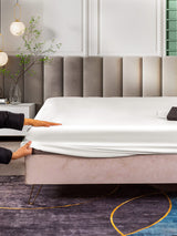 [White] SilkSilky-UK 25Momme Sheet 005
