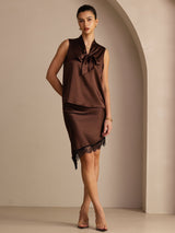 [Coffee] SilkSilky-UK Skirt 007