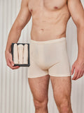 SilkSilky UK Silk Knitted Mens Underwear Beige 001