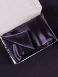 SilkSilky UK 30Momme Pure Silk Pillowcase DeepPurple 006