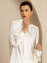 [White] SilkSilky-UK Scarf 001