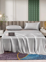 [Silver] SilkSilky-UK 25Momme Pure Silk Bedding Set 002