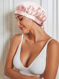 SilkSilky UK Pure Silk Sleep Cap Pink 008