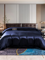 [Dark Blue] SilkSilky-UK 22Momme Duvet Covers 001