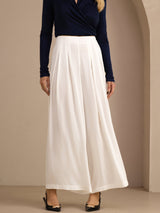 [White] SilkSilky-UK Womens Pants 003