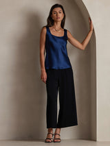 [Dark Blue] SilkSilky-UK Sleeveless Camisole 006