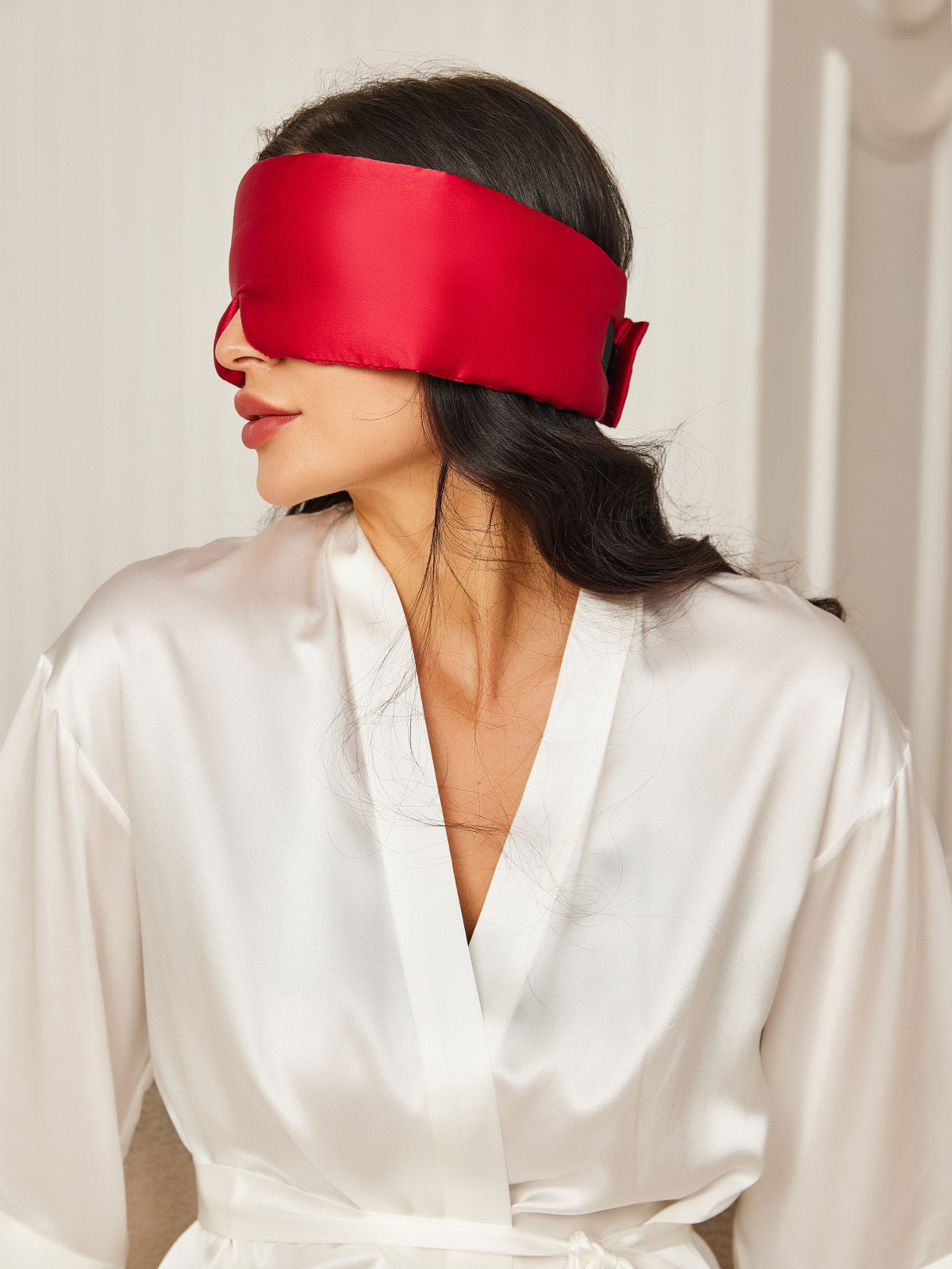 [Wine] SilkSilky-UK 19Momme Pure Silk Eye Mask 003