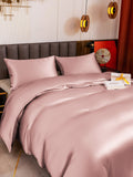 SilkSilky UK 19Momme Pure Silk Bedding Set PaleMauve 003