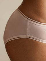 [Pale Mauve] SilkSilky-UK 100% Silk Jersey Panty 004