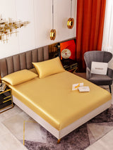 [Champagne] SilkSilky-UK 19Momme Bed Linen Set 001