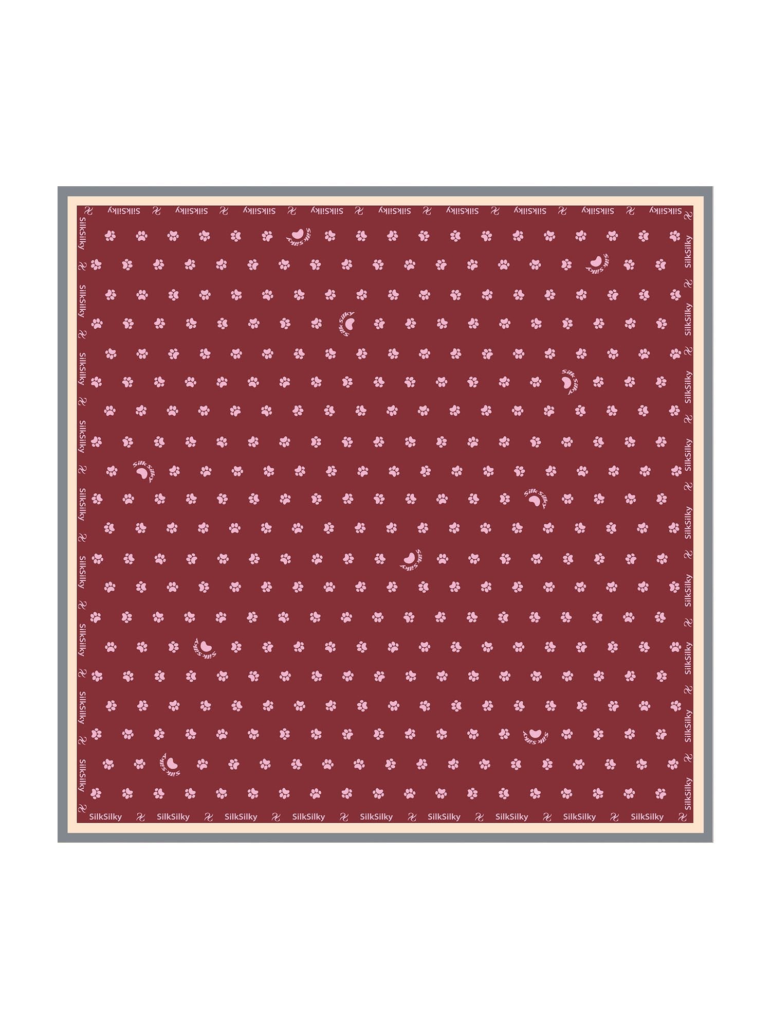 [Wine] SilkSilky-UK Scarf 001