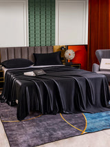 [Black] SilkSilky-UK 25Momme Pure Silk Bedding Set 003