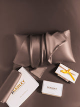 [Brown] SilkSilky-UK 19Momme Pure Silk Pillowcase 006