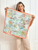 [P064] SilkSilky-UK Pure Silk Scarf 001