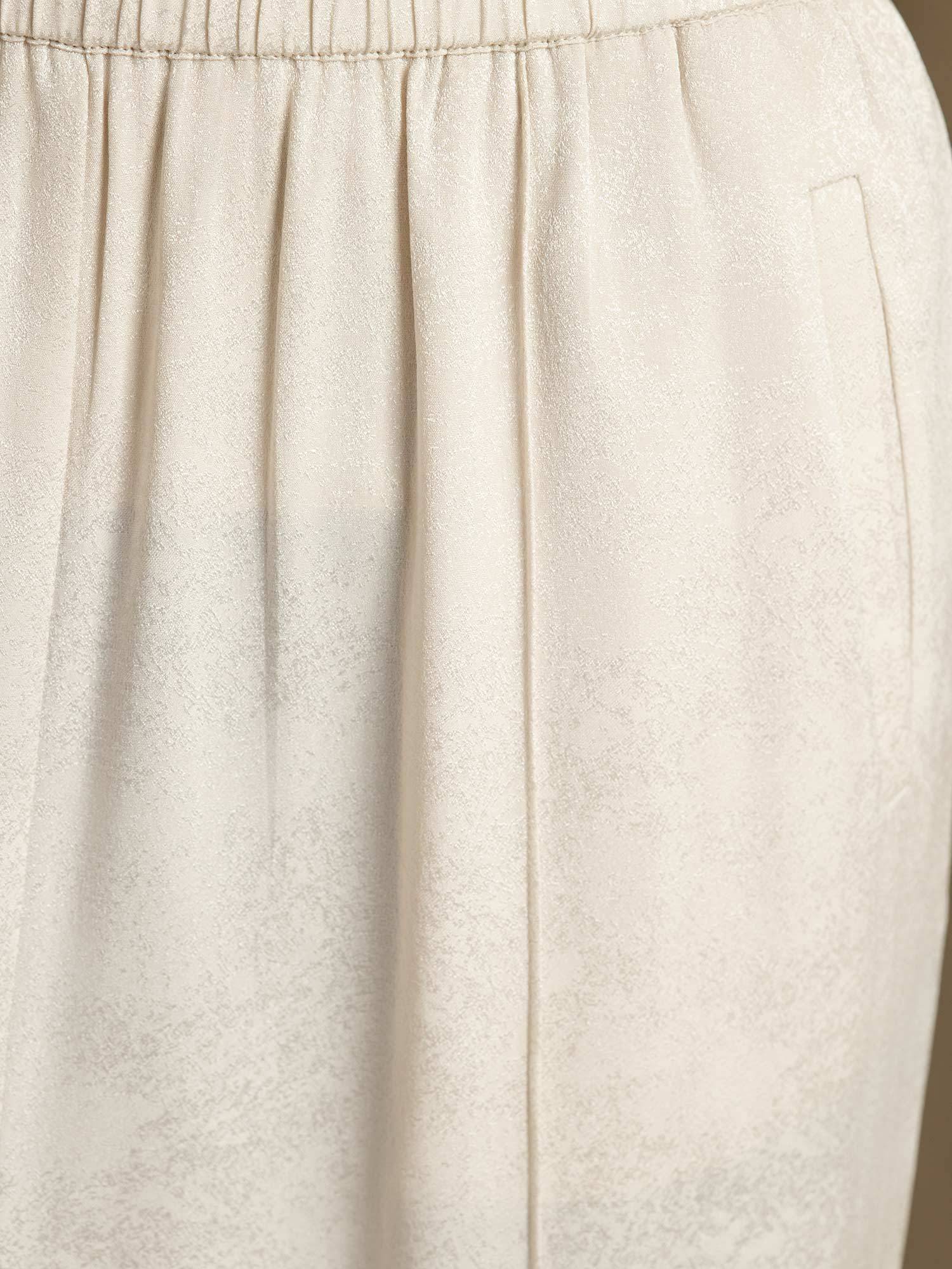 [Beige] SilkSilky-UK 22Momme Silk Womens Pants 006