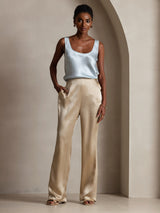 [Light Blue] SilkSilky-UK Sleeveless Camisole 005