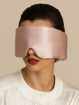 [PaleMauve+LightPink] SilkSilky-UK Sleep Mask 006