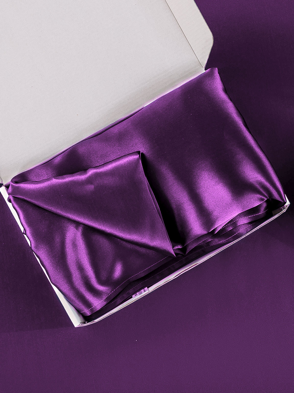 SilkSilky-UK 19Momme Pure Silk Pillowcase Purple 008