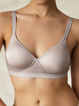 [Gray] SilkSilky-UK Silk Jersey Bra 001