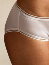 [Gray] SilkSilky-UK 100% Silk Jersey Panty 008