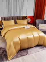 [Champagne] SilkSilky-UK 22Momme Pure Silk Bedding Set 003,