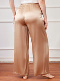 SilkSilky UK Pure Silk Plus Size Womens Pants Champagne 002