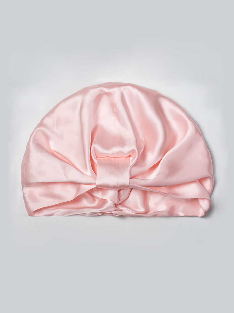 SilkSilky-UK-Pure-Silk-Sleep-Cap-Light-Pink-005