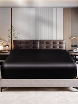[Black] SilkSilky-UK 22Momme Sheet 001