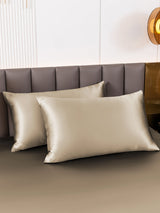 [Khaki] SilkSilky-UK 22Momme Pure Silk Pillowcase 001