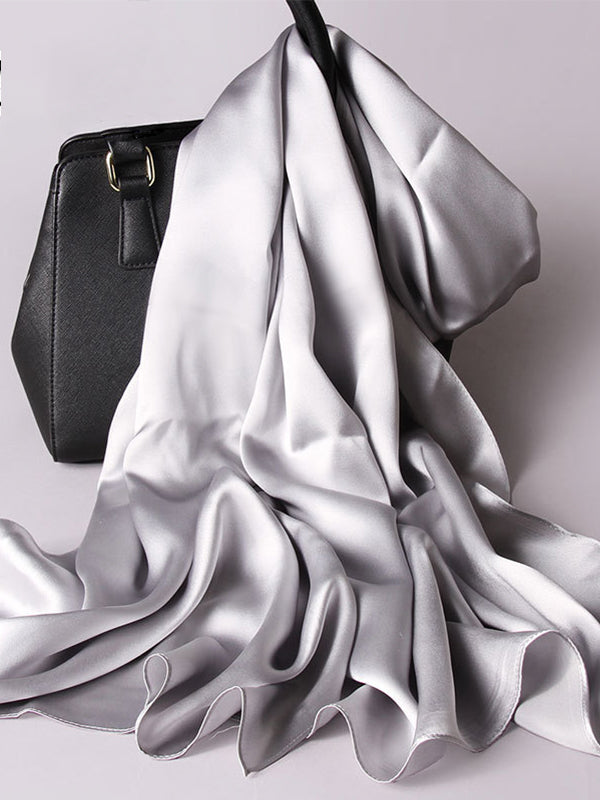 [Light Gray] SilkSilky-UK Scarf 002