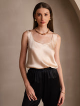 [Champagne] SilkSilky-UK Sleeveless Camisole 001