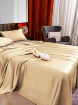 [Beige] SilkSilky-UK 22Momme Bed Linen Set 004