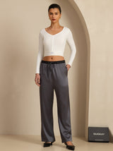 [Dark Gray] SilkSilky-UK Womens Pants 007