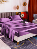 SilkSilky UK 19Momme Pure Silk Bedding Set Purple 004