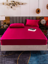[Wine] SilkSilky-UK 19Momme Bed Linen Set 008