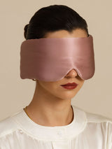 [PaleMauve+LightPink] SilkSilky-UK Sleep Mask 007