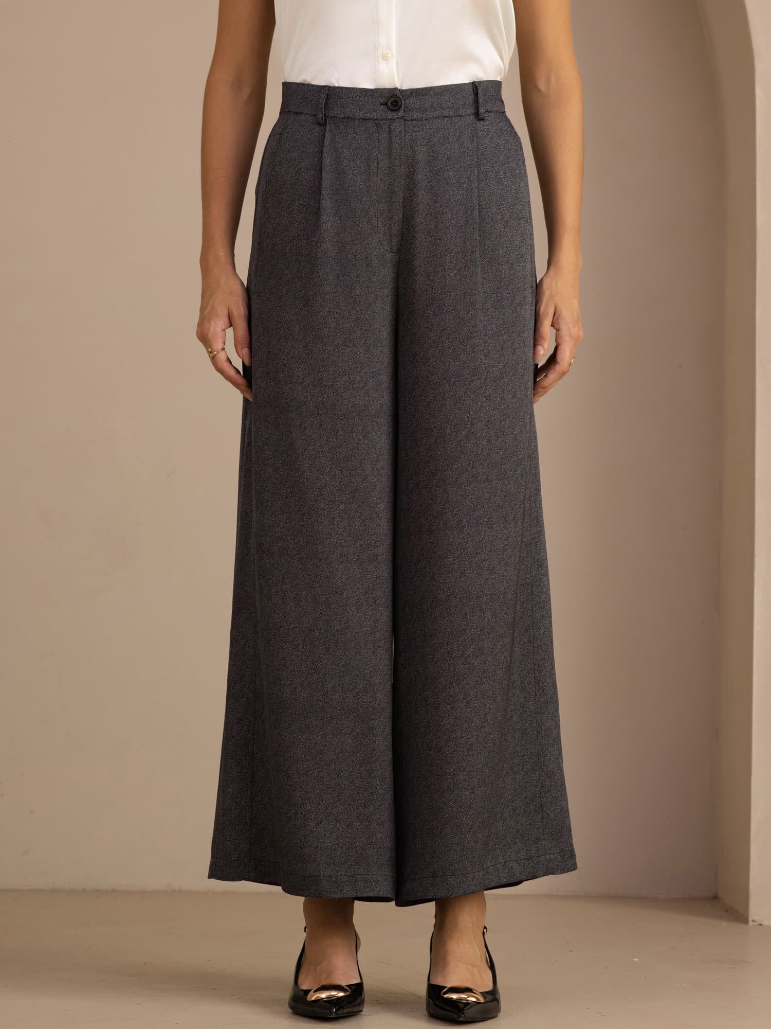 [Black] SilkSilky-UK Womens Pants 002