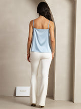 [Grayish Blue] SilkSilky-UK Spaghetti Strap Camisole 002
