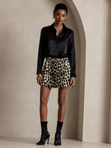 [Black] SilkSilky-UK Long Sleeve Lapel Collar Women's Shirt 007