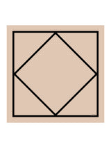 [Beige Square] SilkSilky-UK Scarf 001