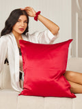 SilkSilky UK 19Momme Pure Silk Pillowcase Set Wine 001