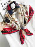 SilkSilky UK Pure Silk Scarf DarkRed 003